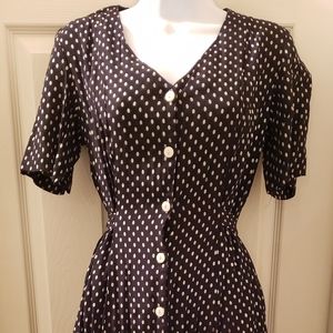 Classic polka dot dress